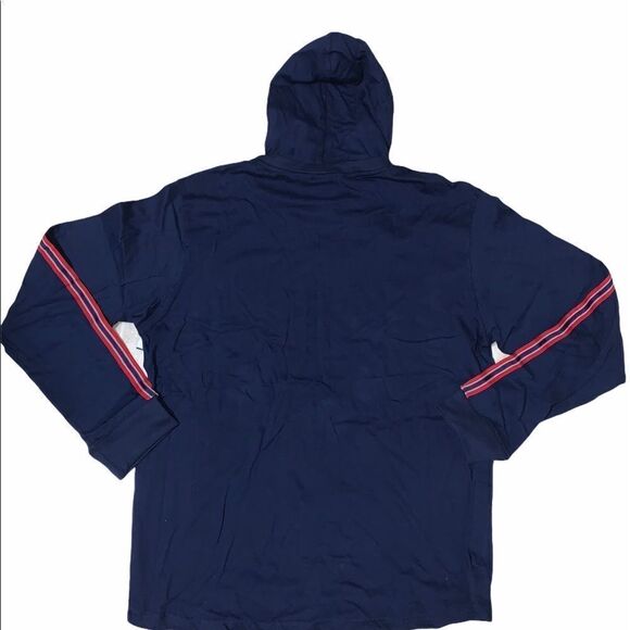 Burnside Men’s Stripe Sleeve Pullover Hoodie - Picture 5 of 10